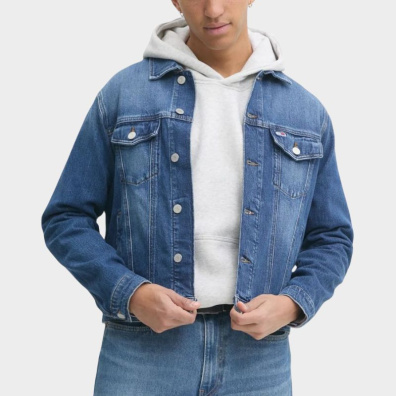 Jean Μπουφάν Tommy Hilfiger DM0DM20623_1BK Μπλε