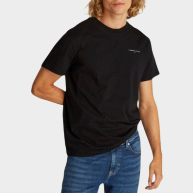 T-Shirt Tommy Hilfiger DM0DM21188-BDS Μαύρο