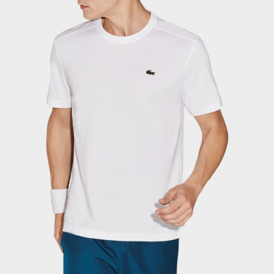 Αθλητικό T-shirt Lacoste Technical Jersey TH7618-001 Λευκό
