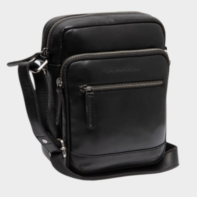 Δερμάτινο Τσαντάκι Χιαστί The Chesterfield Brand C48.137600 Μαύρο