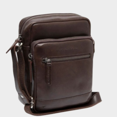 Δερμάτινο Τσαντάκι Χιαστί The Chesterfield Brand C48.137601 Καφέ