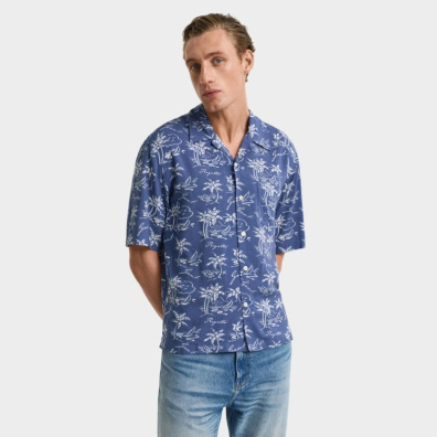 Πουκάμισο Gant 3250071-401 Γαλάζιο