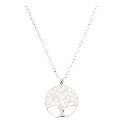 Κρεμαστό λαιμού AQE-9856-5 - Ασημί