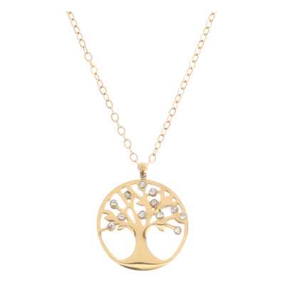 Κρεμαστό λαιμού AQE-9857-5 - Χρυσό