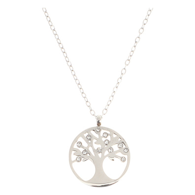 Κρεμαστό λαιμού AQE-9857-5 - Ασημί