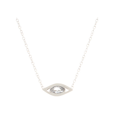 Κρεμαστό λαιμού AQE-9864-5 - Ασημί