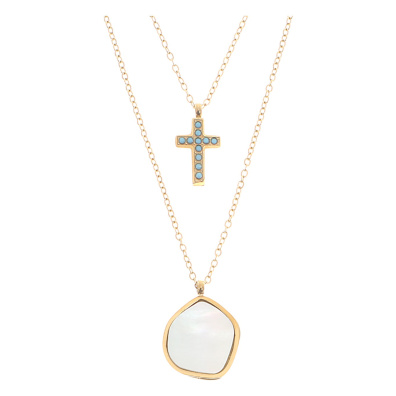 Κρεμαστό λαιμού AQE-9828-5 - Χρυσό