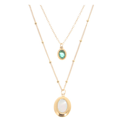 Κρεμαστό λαιμού AQE-9826-5 - Χρυσό