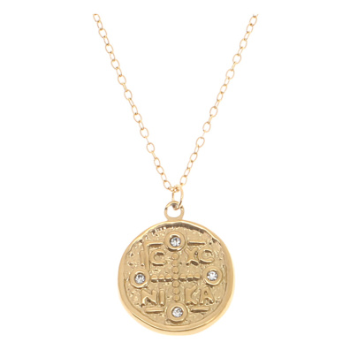 Κρεμαστό λαιμού AQE-9847-5 - Χρυσό