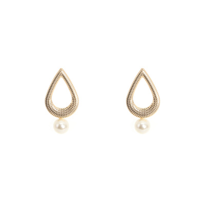 Κρεμαστό σκουλαρίκι ALQ-3352-3 - Χρυσό