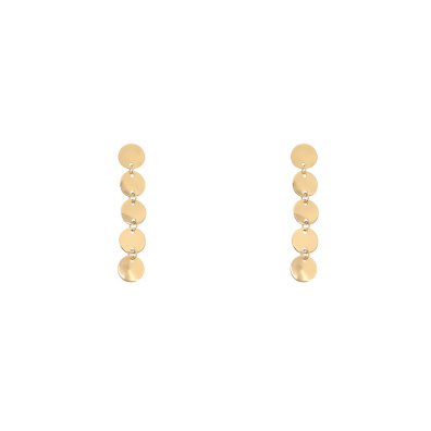 Κρεμαστό σκουλαρίκι ALQ-3302-3 - Χρυσό