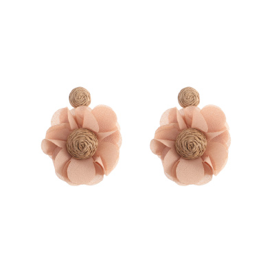 Ψάθινο σκουλαρίκι SASA-9958-13 - Σάπιο Μήλο