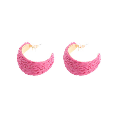 Ψάθινο σκουλαρίκι SASA-9971-13 - Φούξ