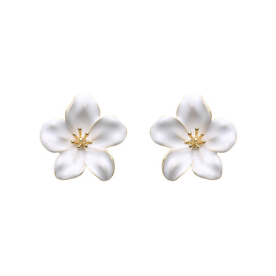 Καρφωτό σκουλαρίκι XY-3526-20 - Ασπρο