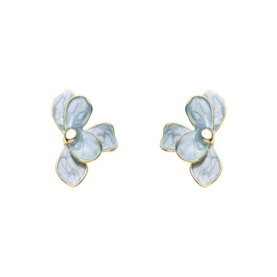 Καρφωτό σκουλαρίκι XY-3523-20 - Πετρόλ