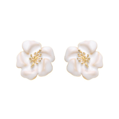 Καρφωτό σκουλαρίκι XY-3527-20 - Ασπρο