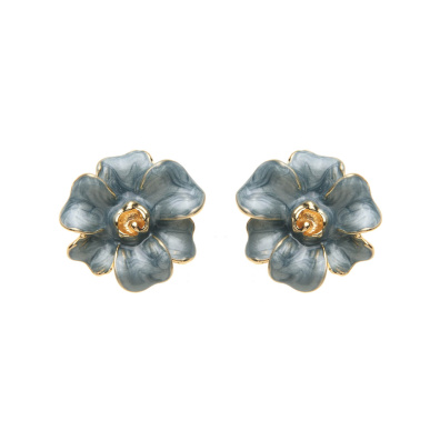 Καρφωτό σκουλαρίκι XY-3525-20 - Πετρόλ