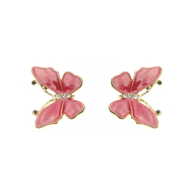 Καρφωτό σκουλαρίκι XY-3513-20 - Κόκκινο