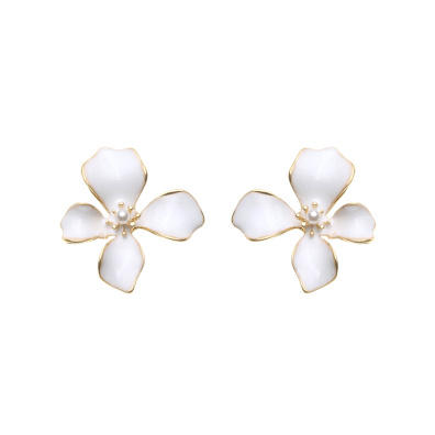 Καρφωτό σκουλαρίκι XY-3521-20 - Ασπρο