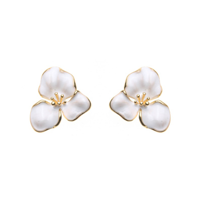 Καρφωτό σκουλαρίκι XY-3518-20 - Ασπρο