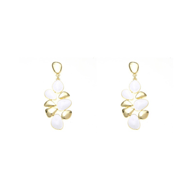 Καρφωτό σκουλαρίκι XY-3514-20 - Ασπρο