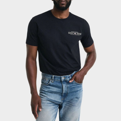 Polo Gant 2044017-005 Μαύρο