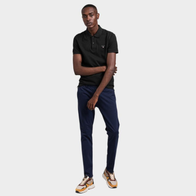 Polo Gant 2210-005 Μαύρο