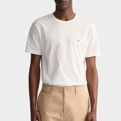T-Shirt Gant 2003184-110 Λευκό