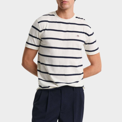 T-shirt Gant 2003298-130 Εκρού