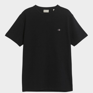 T-shirt Gant 2003304-005 Μαύρο