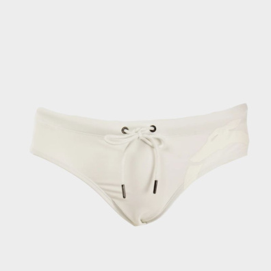 Μαγιό Trussardi Swimsuits TRU2MSP01_BI01 Λευκό