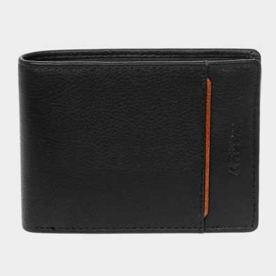 Δερμάτινο Πορτοφόλι Lavor 1-3702 Μαύρο