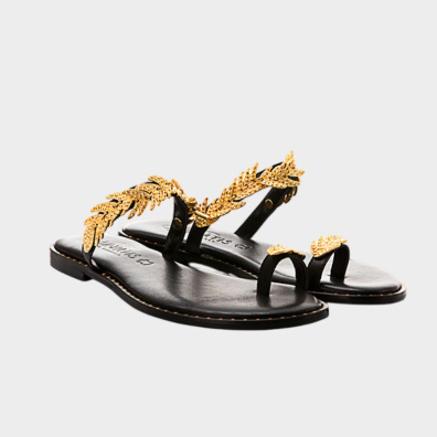 Σανδαλια Caryatis 621309/5825/144 Μαύρο