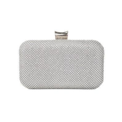 Τσάντα φάκελος clutch JH2229 Ασημί