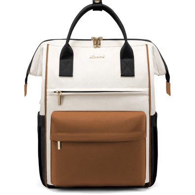 Γυναικείο Σακίδιο USB Lovevook 15,6'' MB2146 beige/brown/black