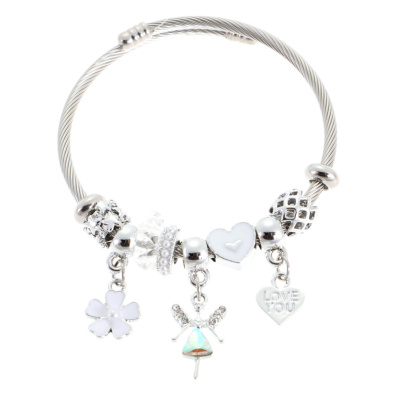 Βραχιόλι άγγελος QW-8108-15 - Ασημί