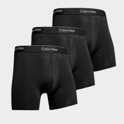 Ανδρικά Μποξεράκια Σετ 3 τμχ. Calvin Klein LV00NB4392_TM6 Μαύρο