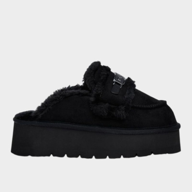 Γούνινη Δίπατη Παντόφλα Replay GWF5A.C0012T.003 Μαύρο