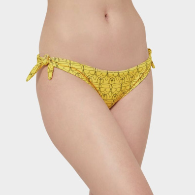 Μαγιό Κάτω Μέρος Karl Lagerfeld KL22WBT14_GIALLO_YELLOW Κίτρινο