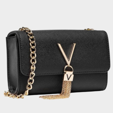 Τσάντα Valentino VBS1IJ03DIVINASA_48D9F00_NERONERO Μαύρο