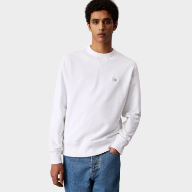 Φούτερ Calvin Klein J30J327115_YAF Λευκό