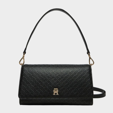 Τσάντα Tommy Hilfiger AW0AW16933_BDS Μαύρο