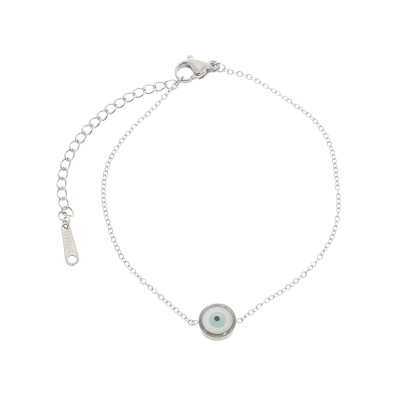 Βραχιόλι AQE-9802-5 - Ασημί