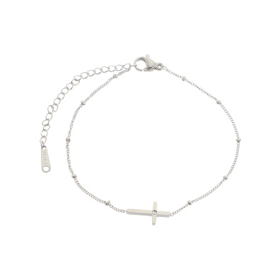 Βραχιόλι AQE-9810-5 - Ασημί