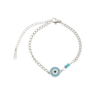 Βραχιόλι AQE-9814-5 - Ασημί