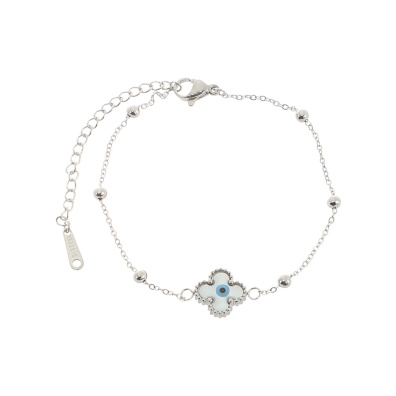 Βραχιόλι AQE-9812-5 - Ασημί