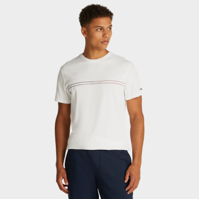 T-Shirt Tommy Hilfiger DM0DM20779_YBL Λευκό