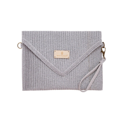 Ψάθινος φάκελος 938 Ασημί