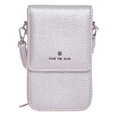 Τσάντα χιαστί Bag to Bag YC02913 Ασημί