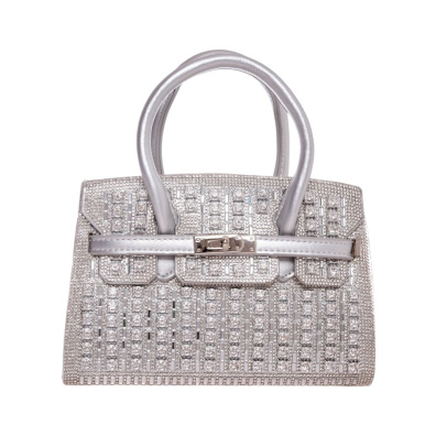 Τσάντα φάκελος clutch MD2402 - Ασημί